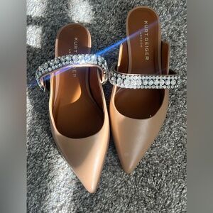 Kurt Geiger Princely Crystal Embellished Mule size 38.5 and 39